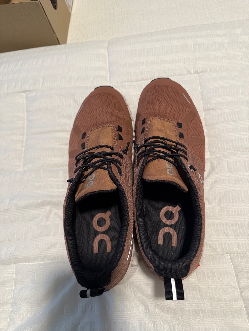 On Running Womens Cloud-Style Sneakers in Rust Brown - Picture 2 of 4
